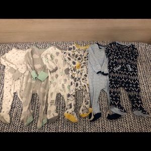 Bundle of boys 3-6 month Footies